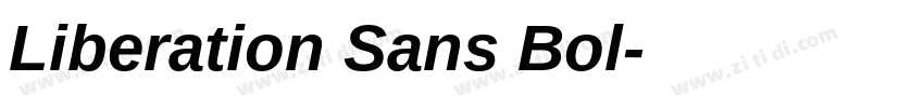 Liberation Sans Bol字体转换